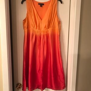 INC silk ombré dress
